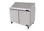 Kool-It KSTM-48-2, Refrigerated Counter, Mega Top Sandwich / Salad Unit