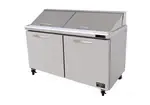 Kool-It KSTM-60-2, Refrigerated Counter, Mega Top Sandwich / Salad Unit