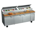 La Rosa Refrigeration , 2093-PTB, Refrigerated Counter, Pizza Prep Table