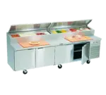 La Rosa Refrigeration , 2510-PTB, Refrigerated Counter, Pizza Prep Table
