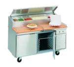 La Rosa Refrigeration 2562-PTB, Refrigerated Counter, Pizza Prep Table