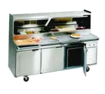 La Rosa Refrigeration 2586-PTB, Refrigerated Counter, Pizza Prep Table