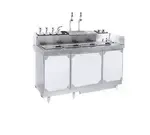 La Rosa Refrigeration , L-45160, Ice Cream Dipping Cabinet with Syrup Rail