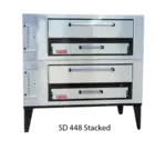 Marsal Ovens SD448 STACKED, Pizza Oven, Deck-Type, Gas