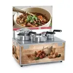 Nemco 6510-T4, Food Pan Warmer/Cooker, Countertop