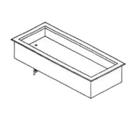 Piper Products 2-CIDI, Cold Food Well Unit, Drop-In, Ice-Cooled, Stainless Steel, Insulated