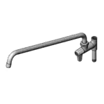 T&S Brass 5AFL18, Pre-Rinse, Add On Faucet