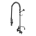 T&S Brass B-0113-10CRBJST, Pre-Rinse Faucet Assembly, with Add On Faucet