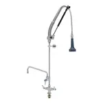 T&S Brass B-0113-12-CRB8P, Pre-Rinse Faucet Assembly, with Add On Faucet