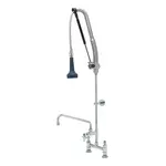 T&S Brass B-0123-12-CRB8P, Pre-Rinse Faucet Assembly, with Add On Faucet