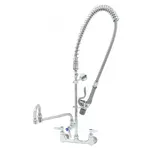T&S Brass B-0152-CR-C-TEE, Pre-Rinse Faucet Assembly, with Add On Faucet