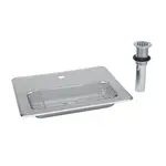T&S Brass B-1231, Glass Filler Station with Drain Pan