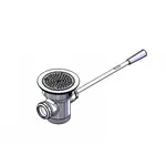 T&S Brass B-3972-VR, Drain, Lever / Twist Waste