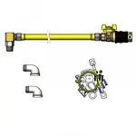 T&S Brass , HG-4D-48G-SEL, Gas Connector Hose Kit / Assembly
