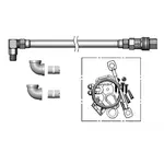 T&S Brass HG-4D-48SEL-FF, Gas Connector Hose Kit / Assembly