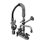 T&S Brass MPJ-4CLN-08-CR, Pre-Rinse Faucet Assembly, with Add On Faucet