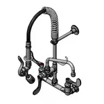 T&S Brass MPW-8WWN-08-CR, Pre-Rinse Faucet Assembly, Mini