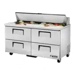 True Manufacturing , TSSU-60-16D-4-HC, Refrigerated Counter, Sandwich / Salad Unit