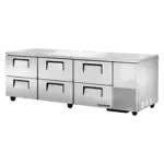 True Manufacturing , TUC-93D-6-HC, Refrigerator, Undercounter, Reach-In