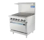 Turbo Air TAR-36RB, Range, 36" Restaurant, Gas