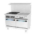 Turbo Air TARG-4B24G, Range, 48" Restaurant, Gas