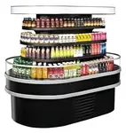Turbo Air TIOM-20RSRB-N, Open Island Merchandiser; Refrigerated