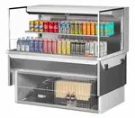 Turbo Air , TOM-48L-UF-W(B)-2SI-N, Open Display Case