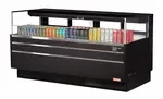 Turbo Air , TOM-72L-UFD-W(B)-1S-N, Open Display Case