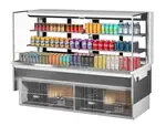 Turbo Air , TOM-72L-UFD-W(B)-3SI-N, Open Display Case