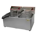 Winco , EFT-32, Fryer, Electric, Countertop, Split Pot