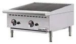 Winco NGCB-24R, Charbroiler, Gas, Countertop