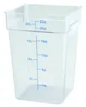 Winco , PCSC-22C, Square Food Storage Containers