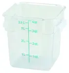 Winco , PCSC-4C, Square Food Storage Containers