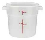 Winco PPRC-1W, Round Food Storage Containers