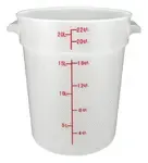 Winco , PPRC-22W, Round Food Storage Containers