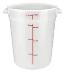 Winco , PPRC-8W, Round Food Storage Containers