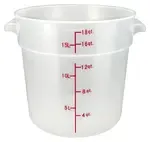 Winco , PTRC-18, Round Food Storage Containers