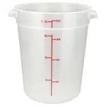 Winco , PTRC-8, Round Food Storage Containers